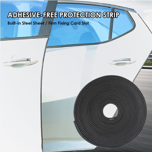 Dørkantbeskyttelse for bil i gummi, U-formet