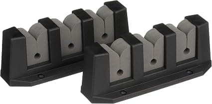 3-stang oppbevaringsholder, 2 stk svart, ABS-plast