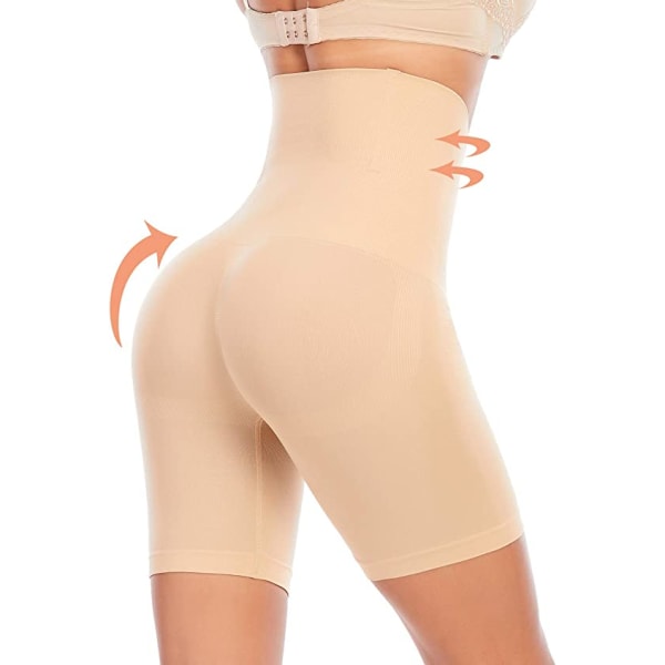 Magekontroll Shapewear Shorts för kvinnor Hög midja kroppsform