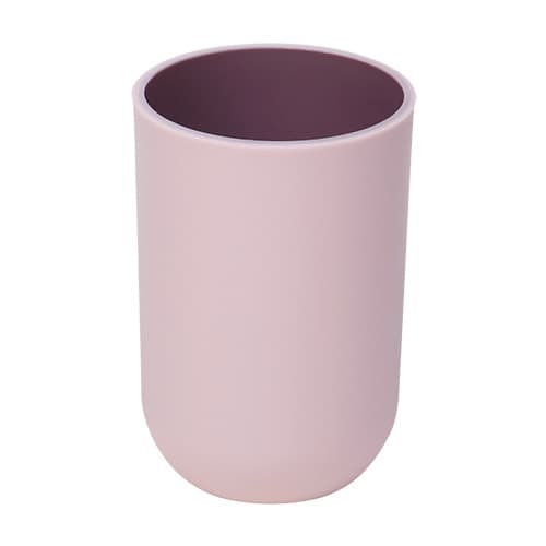 1 st (rosa lila, ca 10,7*7cm) Badrum Mugg, Tandbor