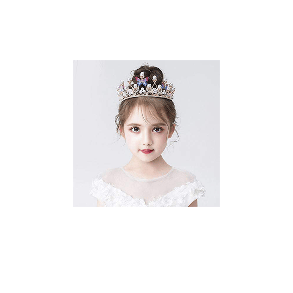 Barnekrystall Hodeplagg Krone Rhinestone Krone Prinsesse Jente