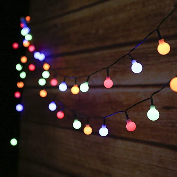 Solar Outdoor String Lights 50 LED 6,9m Dekorativ LED String Lig