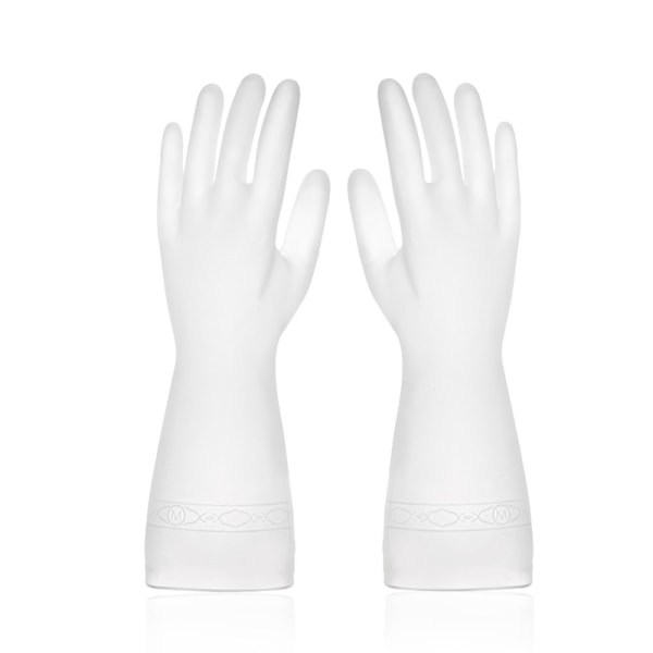Pink (75g)-M-Dame vaskehandsker fortykkelse PVC husholdning ren