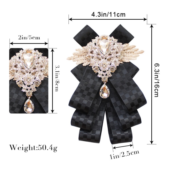 Koreansk slips i britisk stil med diamantinnlagte diamanter av høy kvalitet