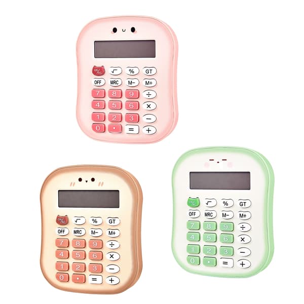 3-pack Söt Mini-räknare i Brödform, Kontorsmaterial