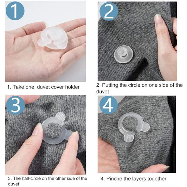 Täcke Clips Quilt Hållare Täcke Donuts Täcke Clips Anti-run K