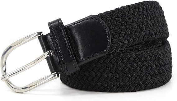 Stoffbelte - Elastisk stretchbelte for menn og kvinner 3,5 cm bred