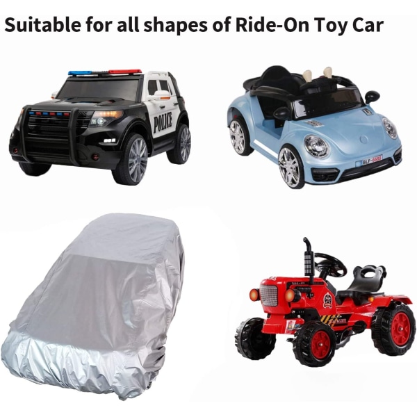 Store børn ride-on legetøjsbil cover, udendørs indpakning resistent beskyttelse
