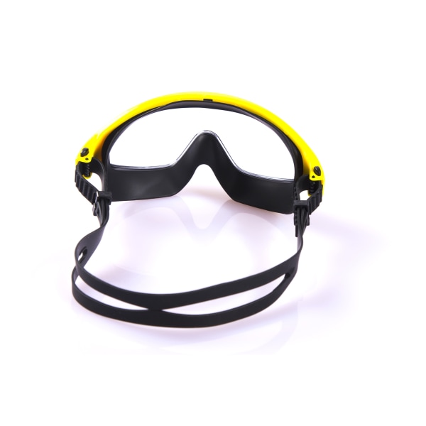 Gul svømmemaske for voksne, anti-tåkehybrid vid linsemaske UV-beskytter