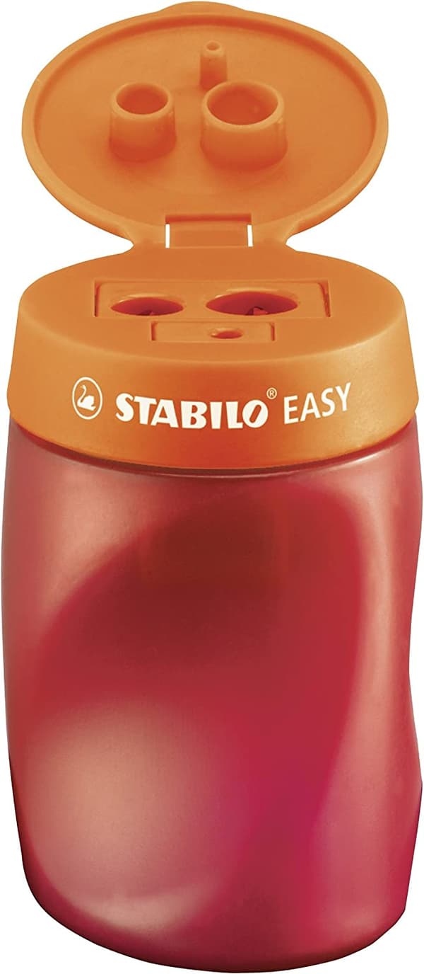 Ergonomisk blyantspisser - Oransje - Med vanntank - For
