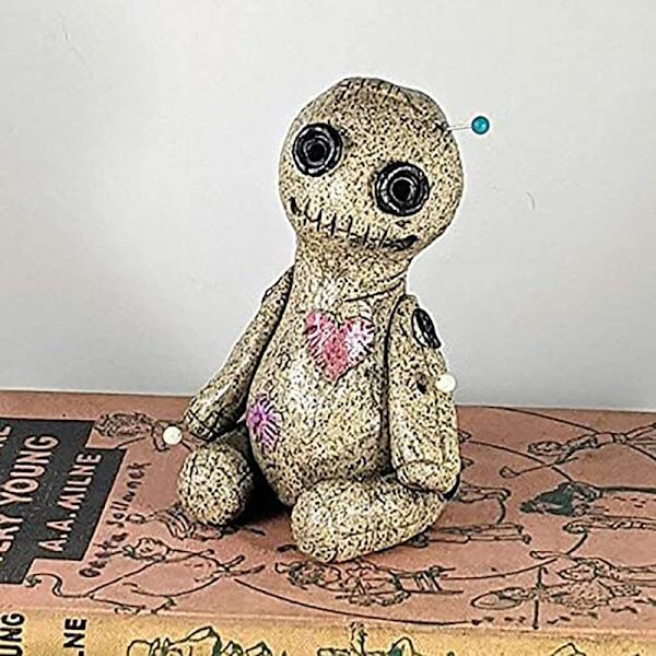 Voodoo-dukke røgelse brænder harpiks røgelse holder hjem ornament
