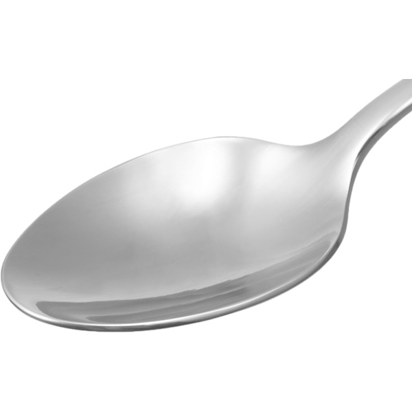 spiseskeer i rustfrit stål med afrundet kant - 12 stk.