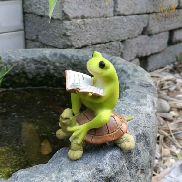 Kokoelma Animal Frog Fairy Garden Figuurit Miniature Land