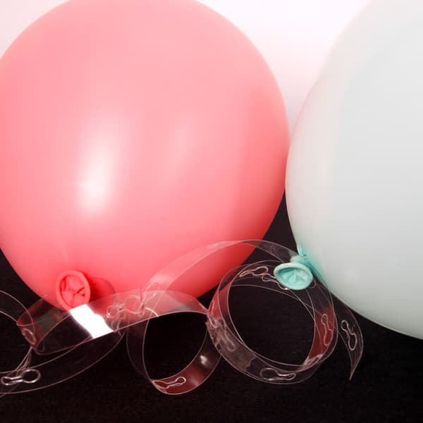 10 Ballon Girland, Bueforbindelsesstrimler i Plastik, Ballon