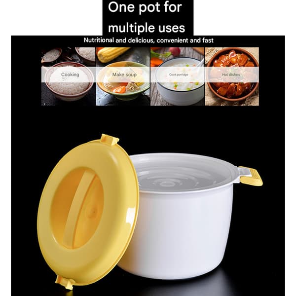 Multifunksjonell dampkoker isolert matboks 1800ml 1 stk