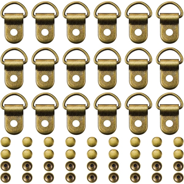 300 Stykker Bronze Sko Støvle Snøre Hængsler Øjelet Reparations Sæt Metal