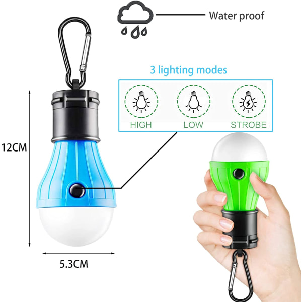LED Telt Lygte Lampe Lys, Camping Lygte, Camping Lampe LED L