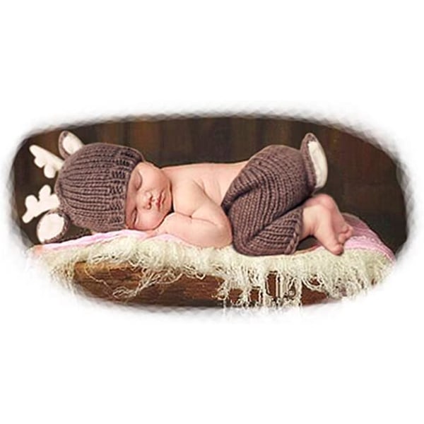 Nyfødt baby fotografi rekvisitter antrekk Lovely Boy Hat Pant G