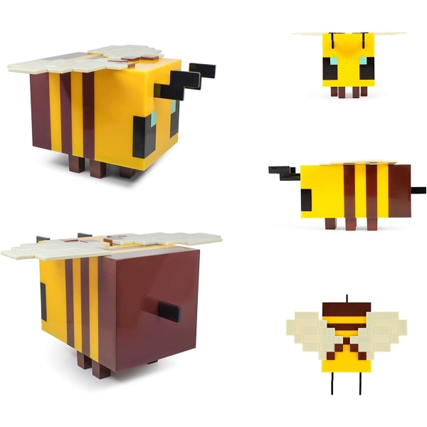 Minecraft Yellow Bee Figural LED-stämningsljus | Nattduksbord