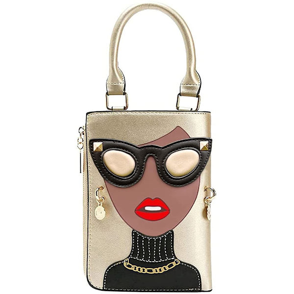 Nyhed 3D Dame Designer Læder Håndtaske Skuldertaske Crossbody