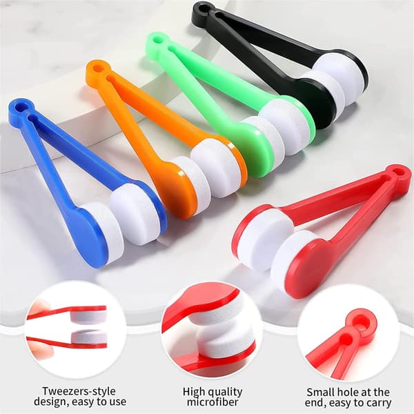 20 kappaletta Mini Portable Mikrokuitu Lasienpuhdistin