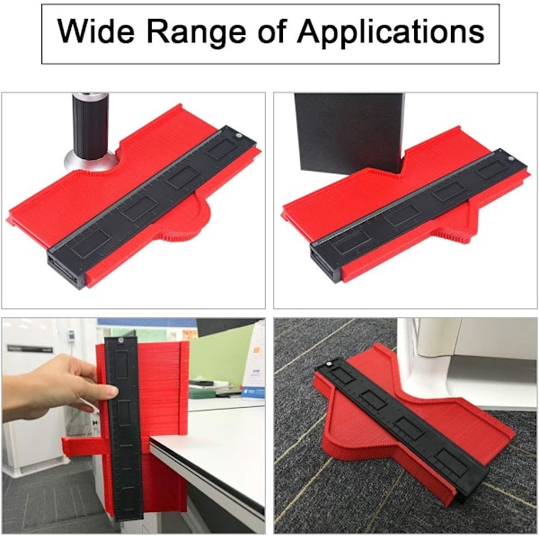 Kontur Gauge (Widen), 10\"/25CM Thicken Contour Duplicator, DIY Tool Contour Gauge for Accurate Contour Measurement, Ide