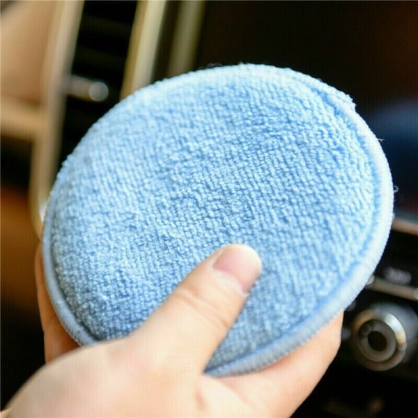 10 st Blå Bil Mikrofiber Polering Pads Vax Applikator Skum