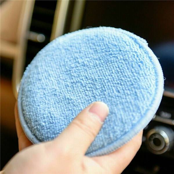 10 X Blå Mikrofiber Poleringsputer Voksapplikator Skum