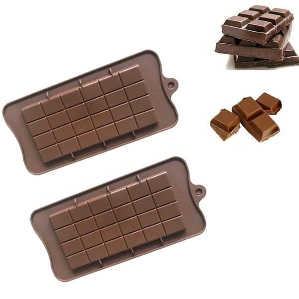 Chokolade Silikone Dessertform - 24*2 Grid - 2 stk