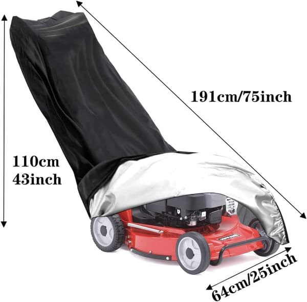 210D Polyester Hageklipperdeksel for gressklipper, med snor