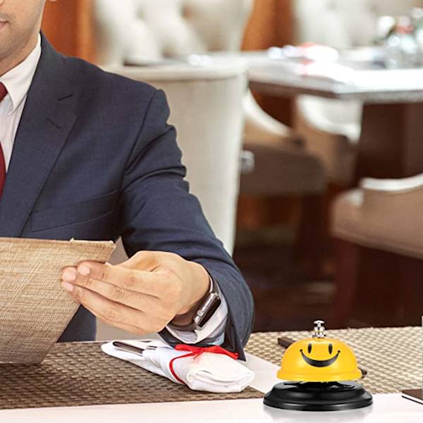 Diskbåge, Receptionsklocka, Bordsklocka, Klocka, Ringande Service