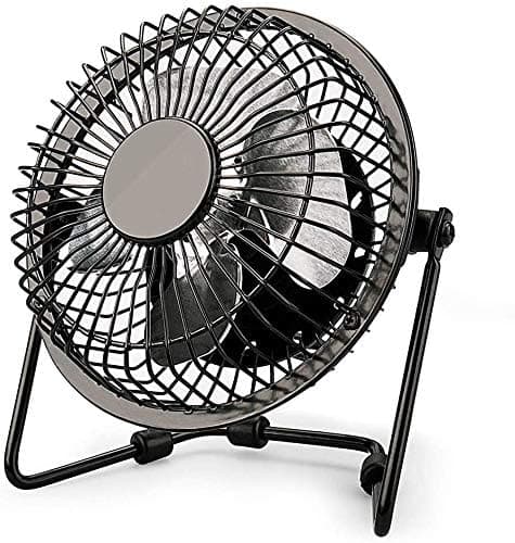 4 tommer miniventilator til bærbar computer 360 graders rotation bord USB