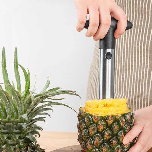 Ananas Kutter, 1 Stykke Rustfritt Stål 3 i 1 Ananas Kutter