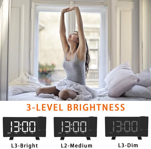Projektionsur, 180° loftprojektionsvækkeur,