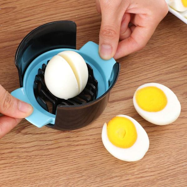 Hardkokt eggeskjærer, oppgradert 3-i-1 multifunksjonell eggeskjærer