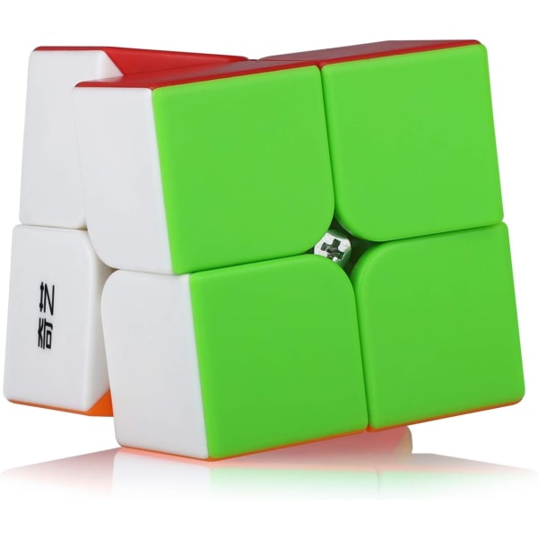 Speed ​​Cube 2x2 2x2x2 klistermærkefri magisk puslespil magisk hastighed ​​Cube