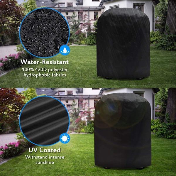Grillovertræk 70 x 70cm BBQ Presenning Grillovertræk Anti-UV/Anti-