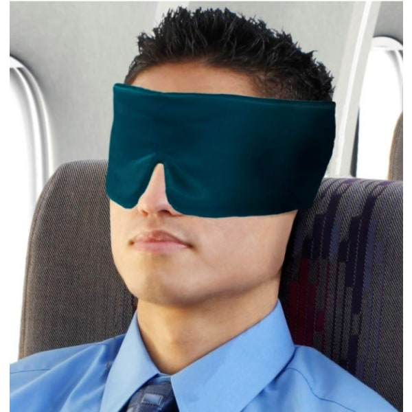 Hengittävä Cool Satin Sleeping Eye Eye Mask Säädettävä hihna Sil