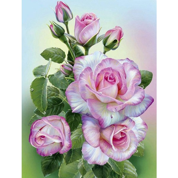 30 x 40 cm, flower Diamond Painting Diamond Embroidery Painting C