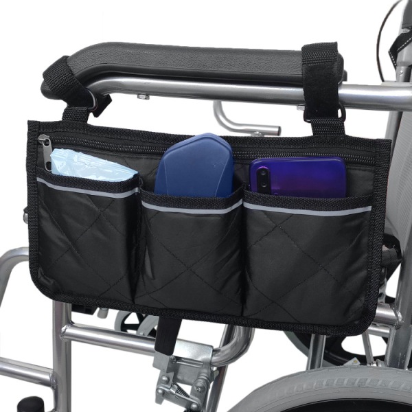 Udendørs kørestolssidepose Opbevaringstaske Armlænslomme Org
