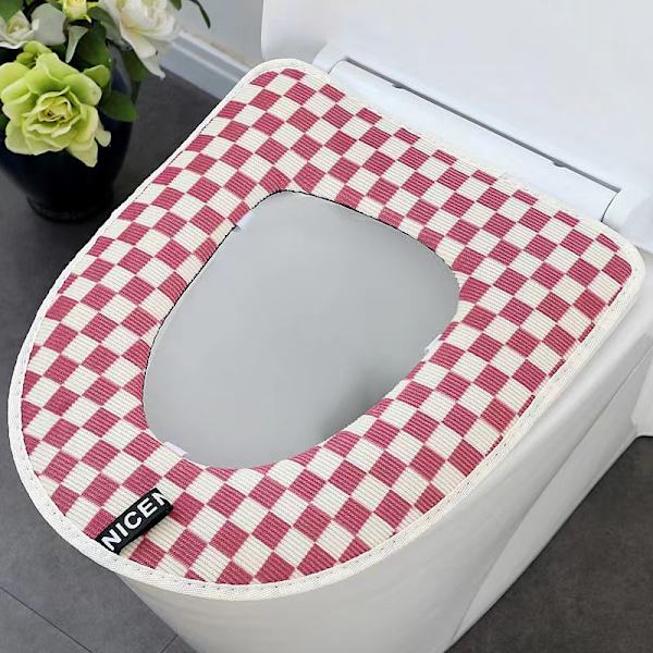 1 kappaleen kotitalouden vedenpitävä wc-istuin (vaaleanpunainen), yleiswc-istuin