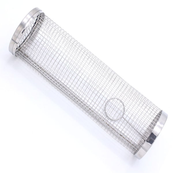2 stk 20 cm rustfritt stål, Mesh grillkurv
