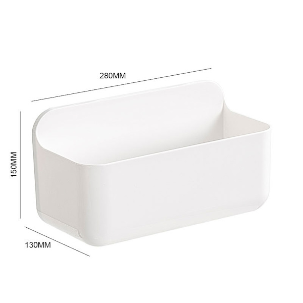 Valkoinen - Suuri WC-seinähylly seinäkaappi seinäkiinnitys