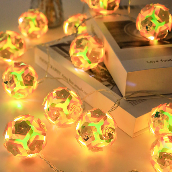 3m 20 LED lysstreng laser ball festival julelys
