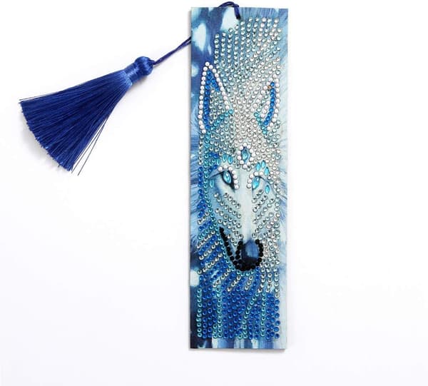 5D Diamantklistrad Målningssats (Vargen), DIY Diamantmålning B