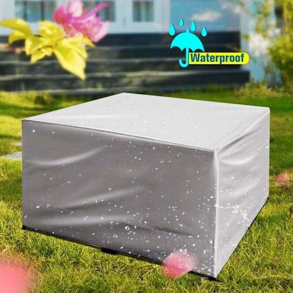 (Mått: 115 x 115 x 70 cm) Trädgårdsmöbler Rektangulärt Trädgårdsmöbelskydd