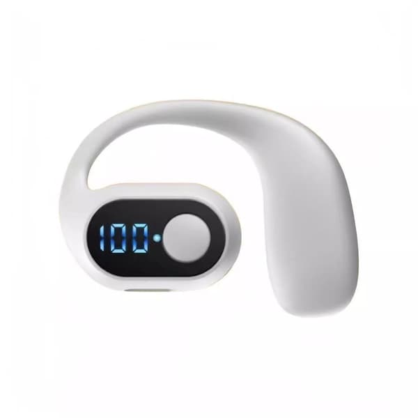 Bluetooth-headset för vänster öra, trådlös - vit