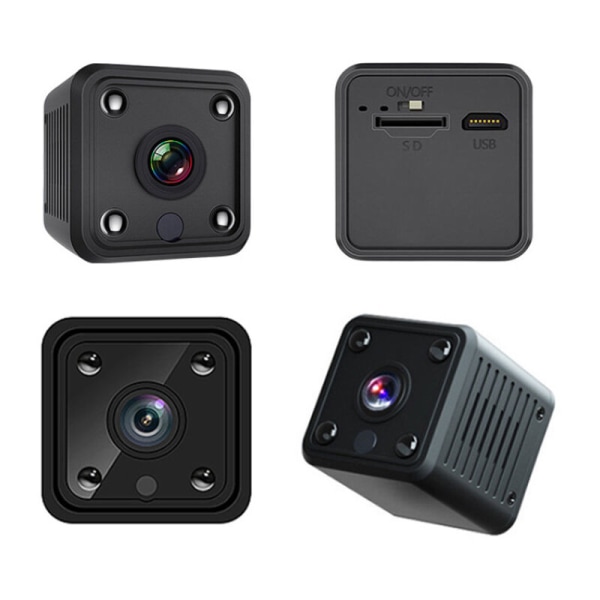 Mini Spy Camera Recorder, Full HD 1080P magnetisk spionkamera trådløst