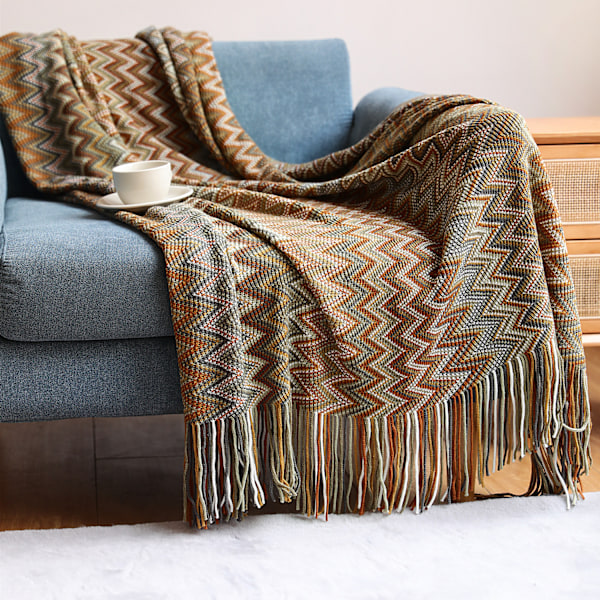 Bohemian tæppe Air Conditioning Nap tæppe tykt sofa tæppe