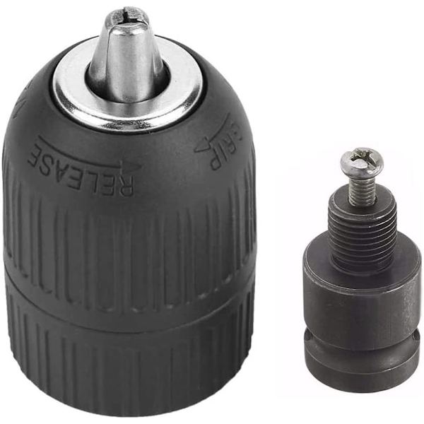 2-13 mm kapacitetsnyckellös borrchuck, montering 1/2-20UNF snabbkoppling